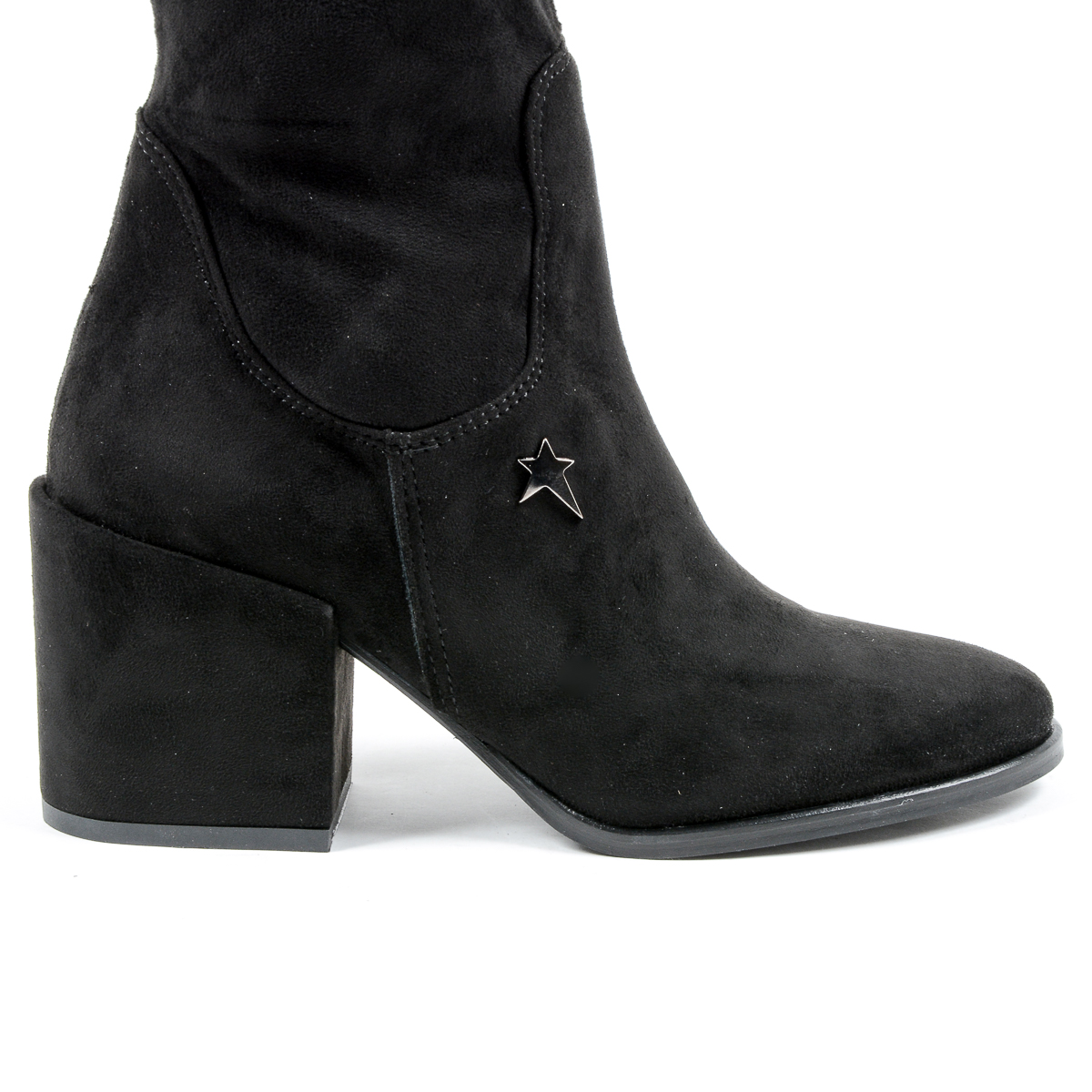 Andrew Charles Womens High Boot Black ALANNAH