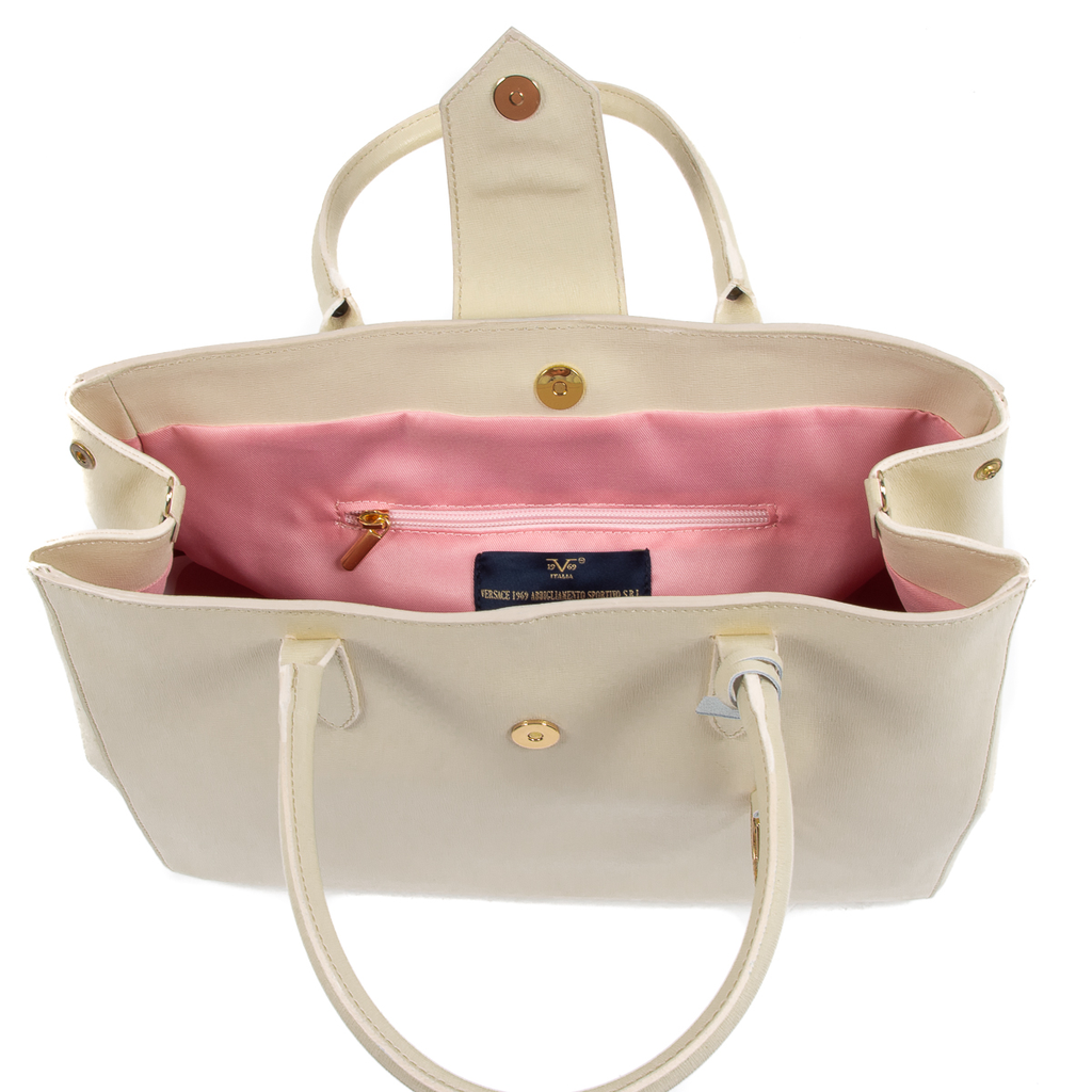 Bolso de mano para mujer V 1969 Italia blanco TURNER