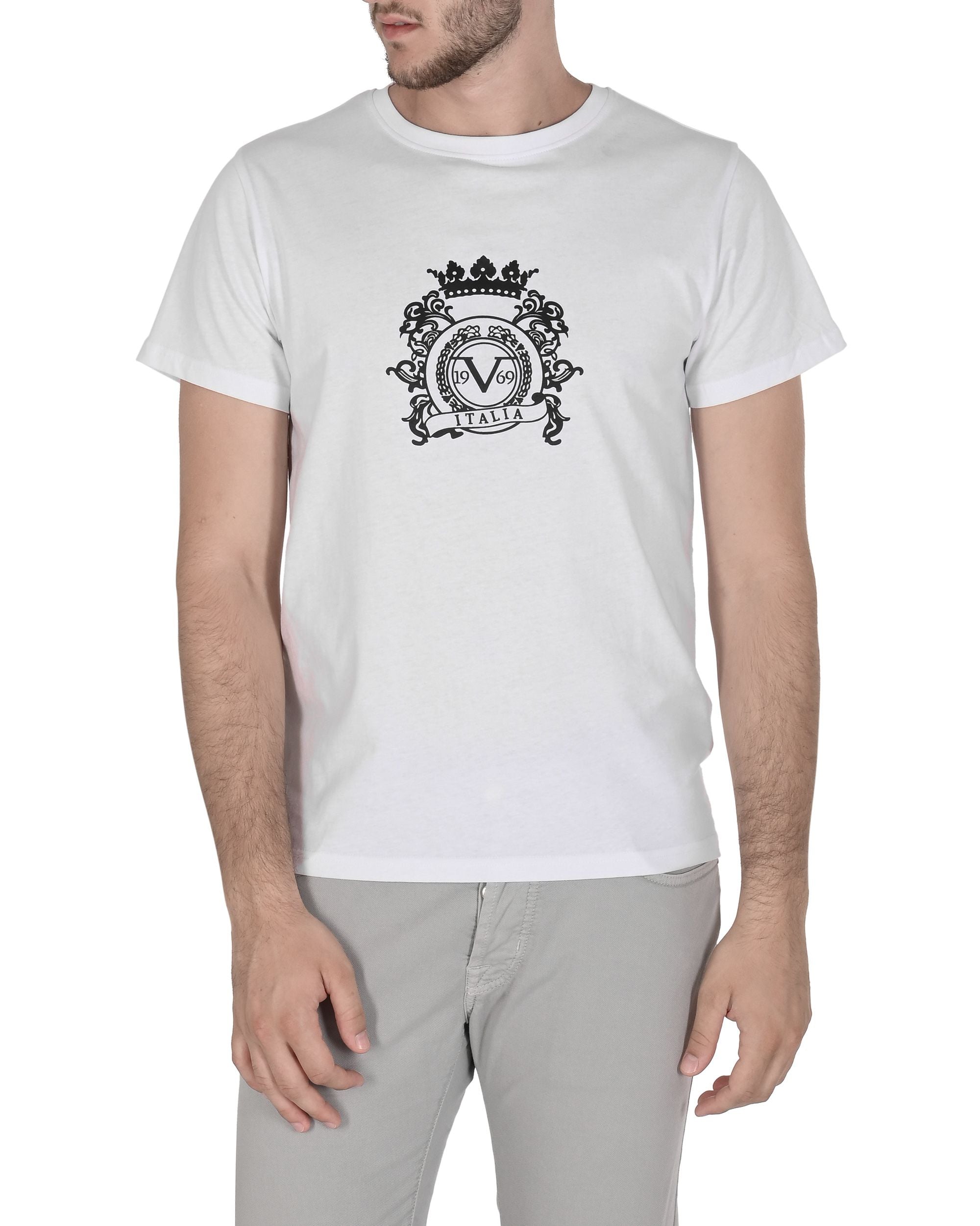 19V69 Italia Mens T-Shirt VSC1MTS02 WHITE