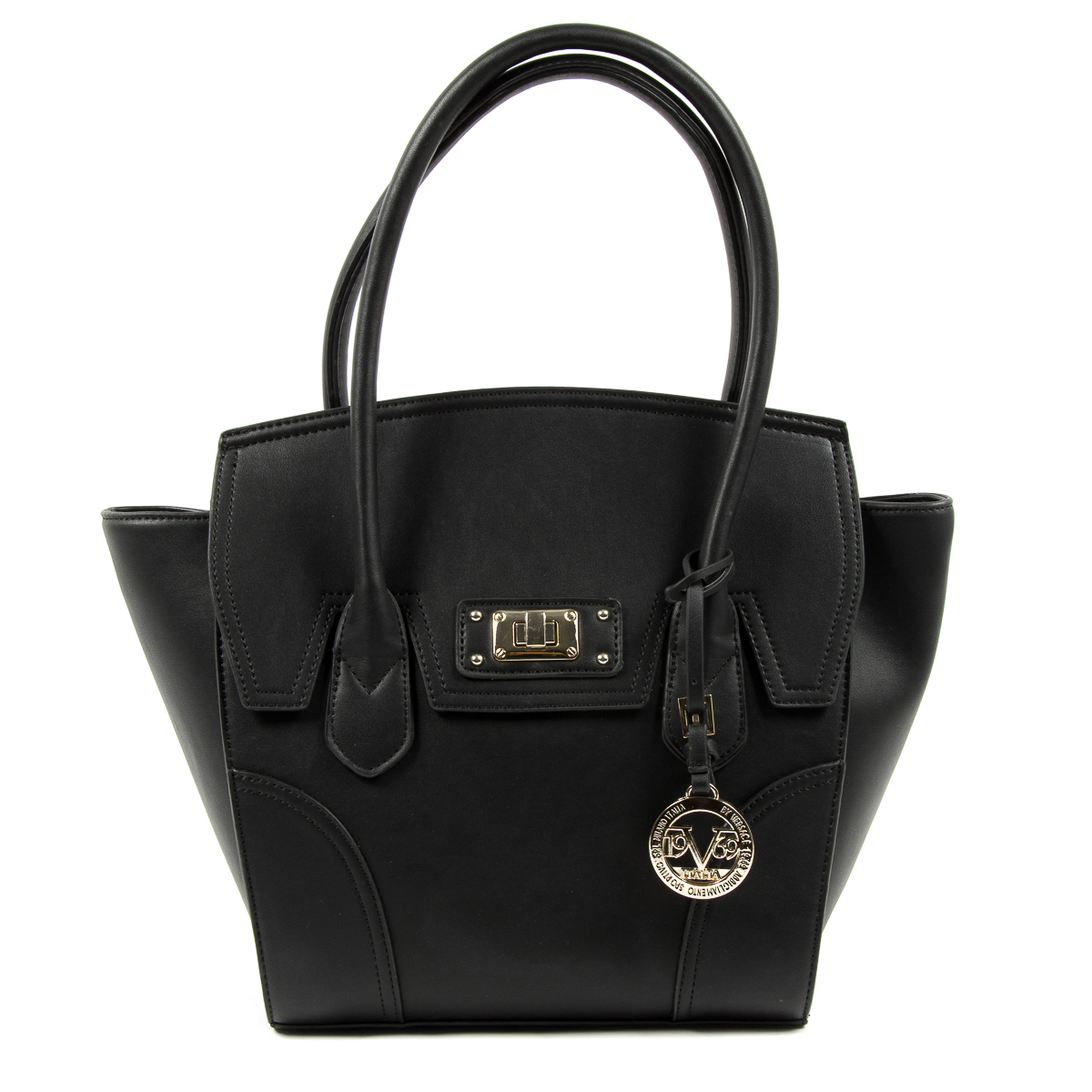 Bolso de mano para mujer V 1969 Italia Negro SALLY