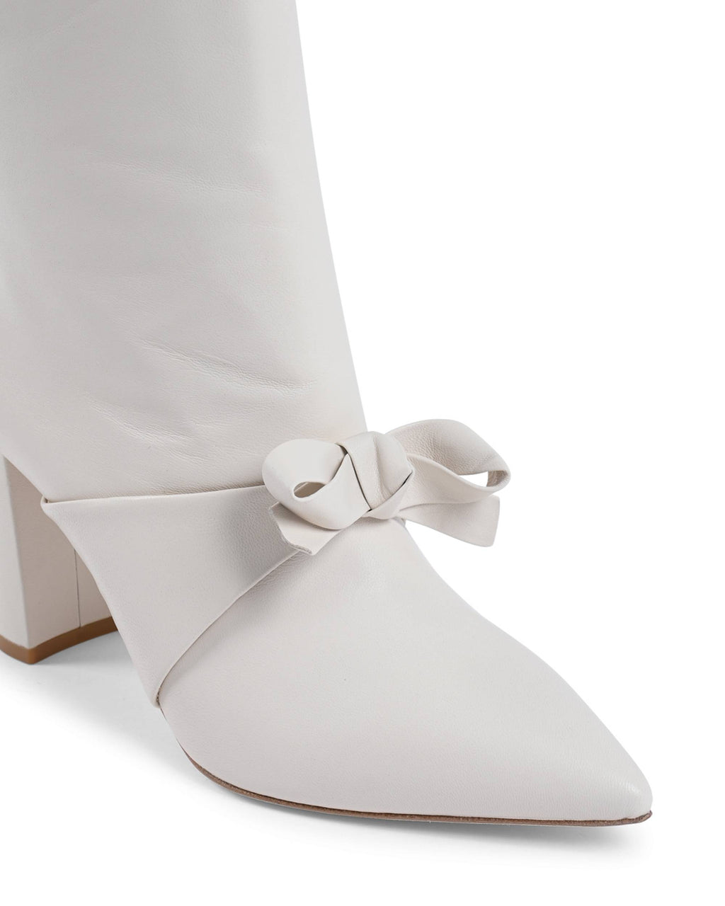 Dominic Boot - Bota corta color blanco roto