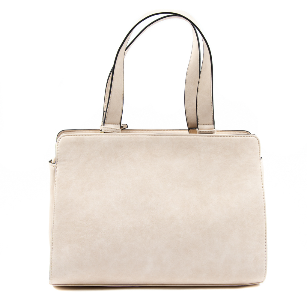 Bolso de mano para mujer V 1969 Italia Beige CRISTINA