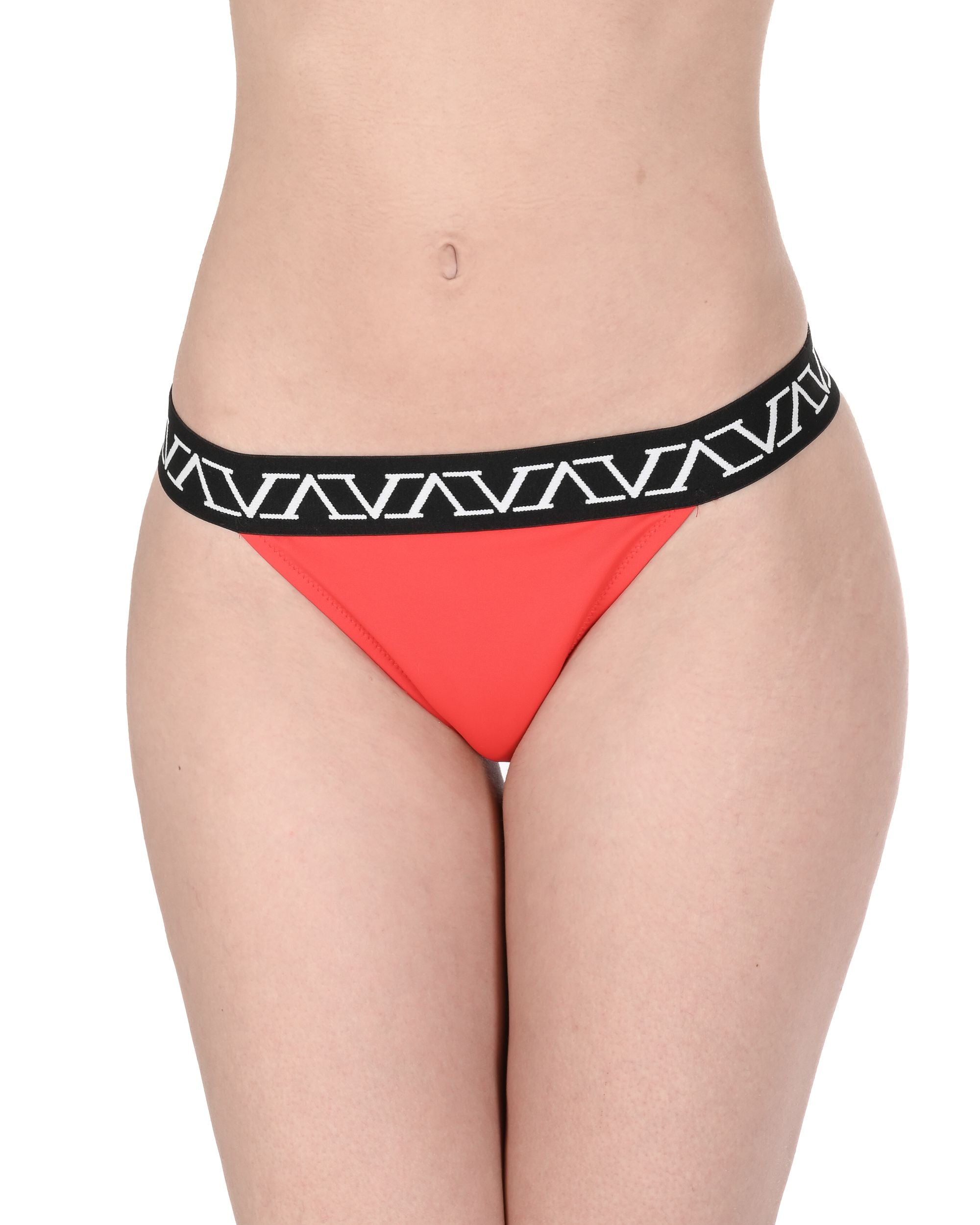 19V69 Italia Womens Swimwear Elastic Tape Bottom VSC1WBT05 RED