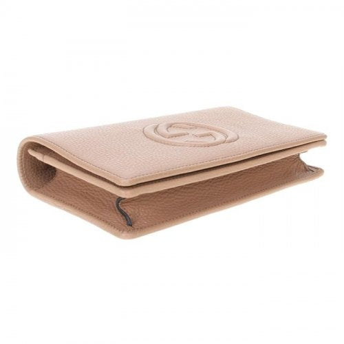 Bolso bandolera Gucci Leather Soho beige