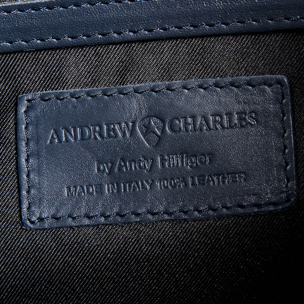 Bolso de mano para mujer Andrew Charles azul oscuro TESS