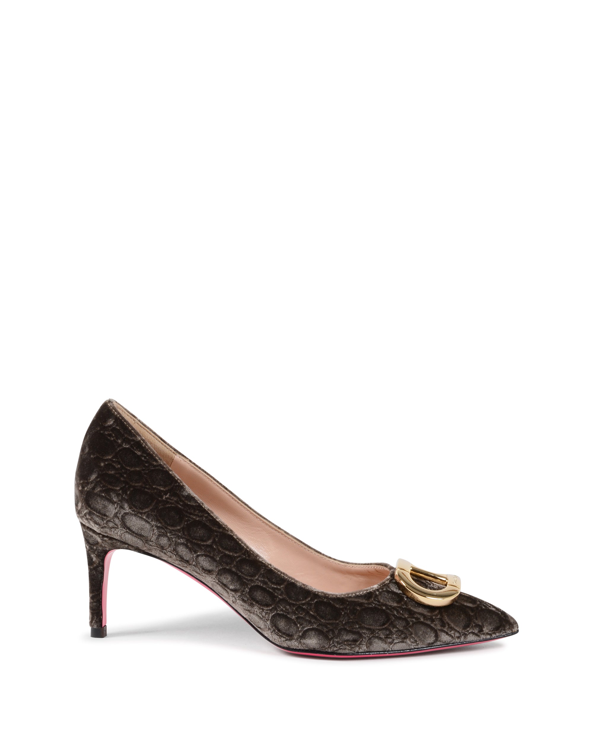 Zapatos de salón Boss Lady Cocco Velvet Taupe
