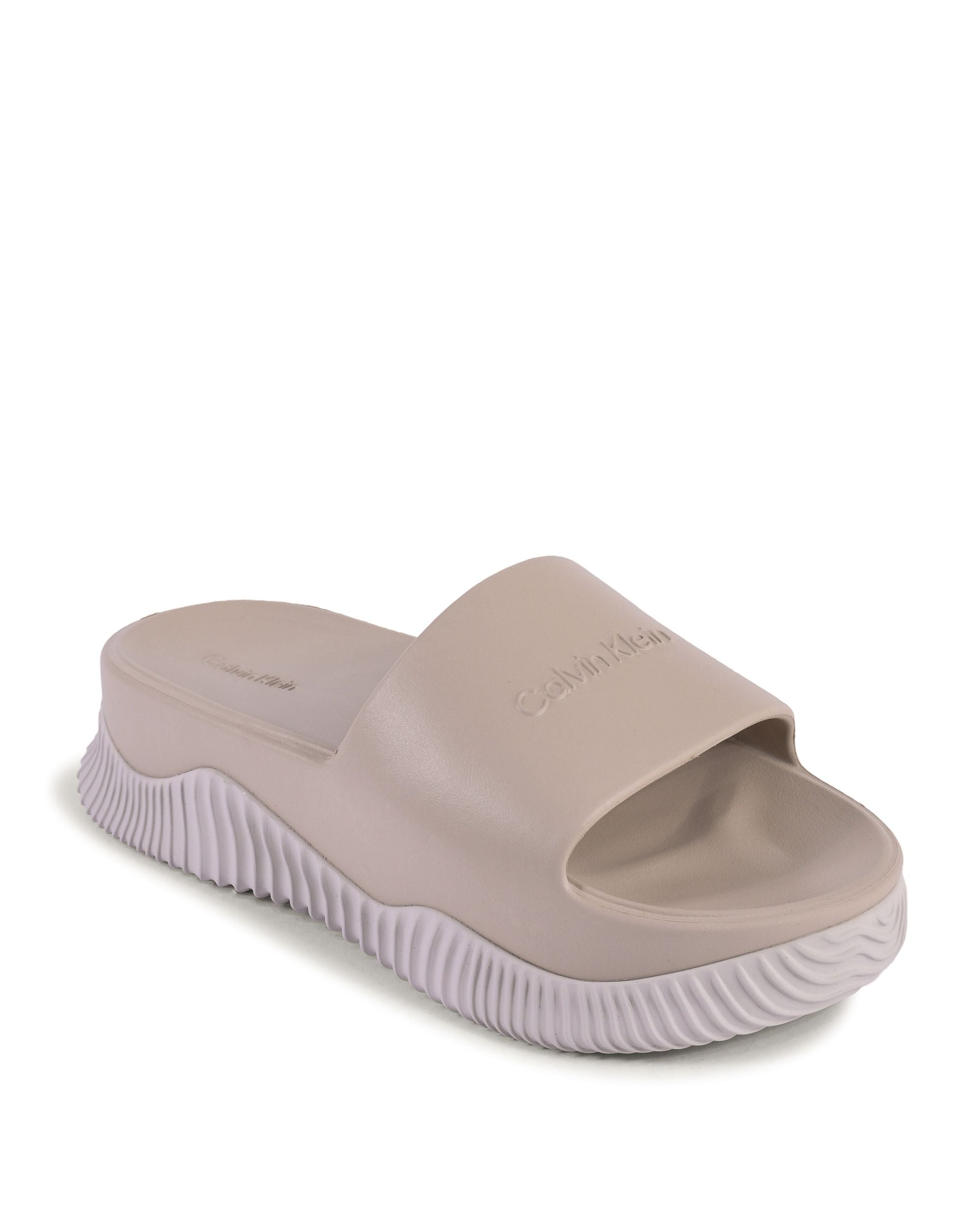 Chanclas Calvin Klein para mujer, color gris, HW0HW01973PB1