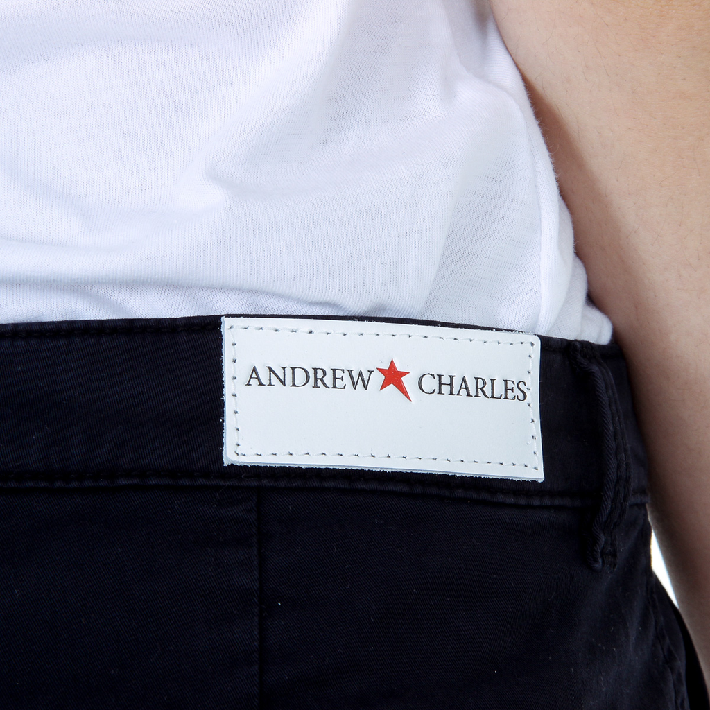 Pantalones cortos Andrew Charles para mujer azul oscuro SAFIA