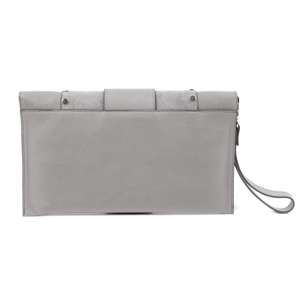 Bolso de mano Andrew Charles para mujer, gris, CORY