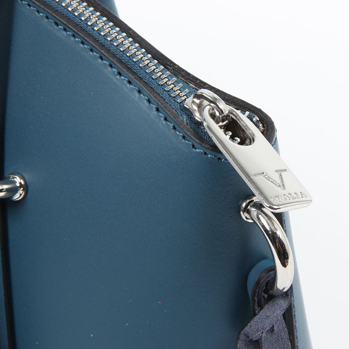 Bolso Mujer V 1969 Italia V003-S RUGA PETROLIO