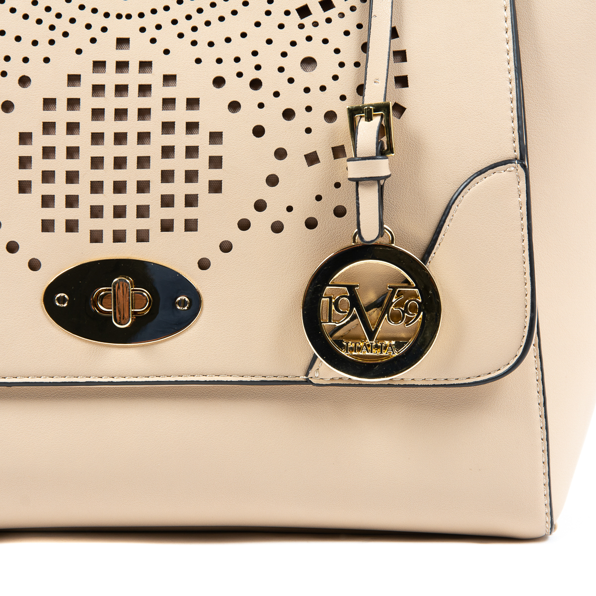 Bolso de mano para mujer V 1969 Italia Beige BEATRICE
