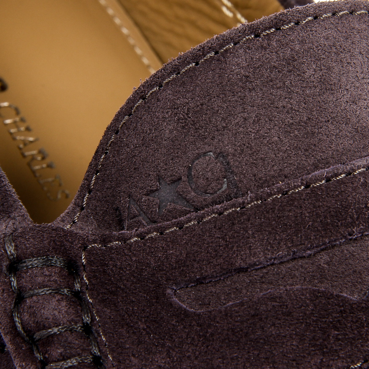 Mocasines Andrew Charles para hombre, gris oscuro, JACKSON
