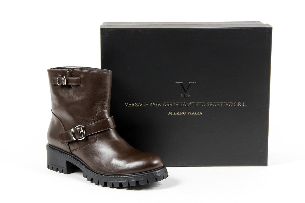 Bota corta para mujer V 1969 Italia B1441 NAPPA T. MORO