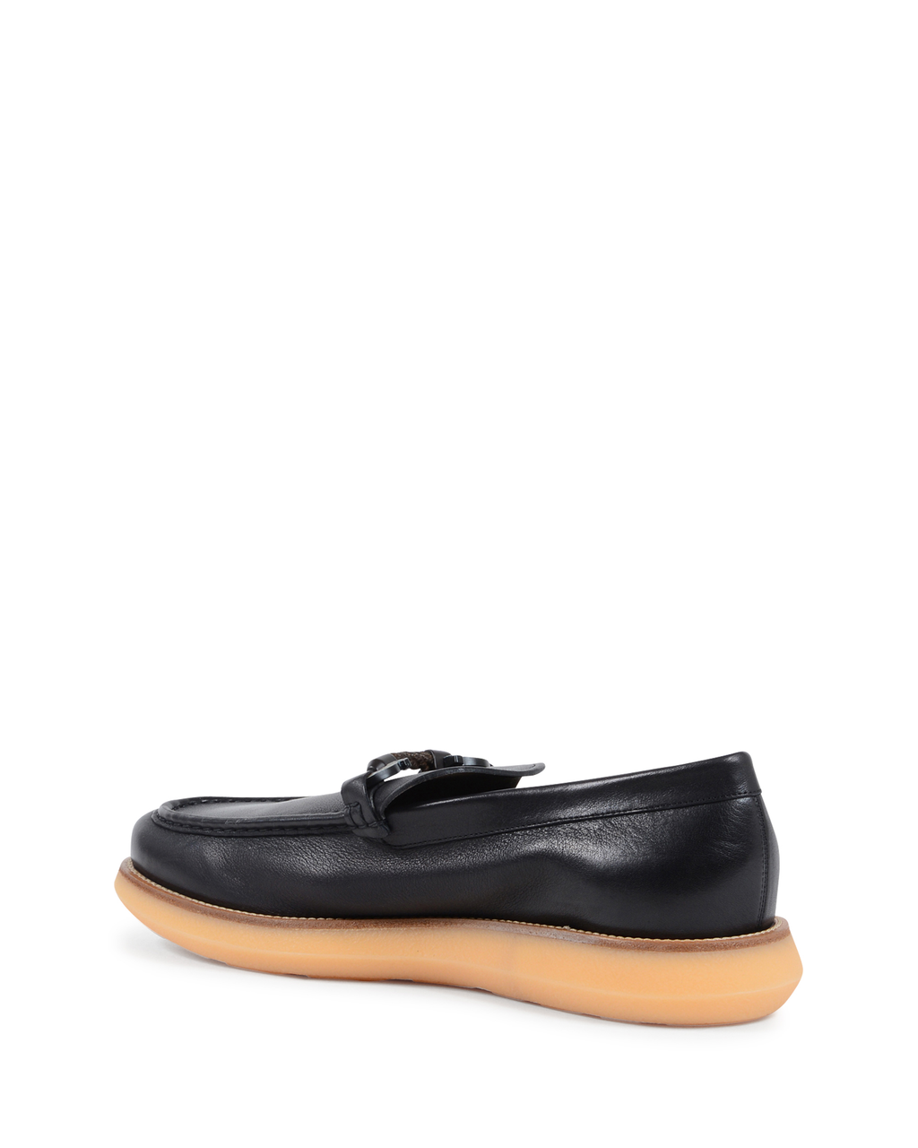 Mocasines Salvatore Ferragamo para hombre, color negro CARMÍN