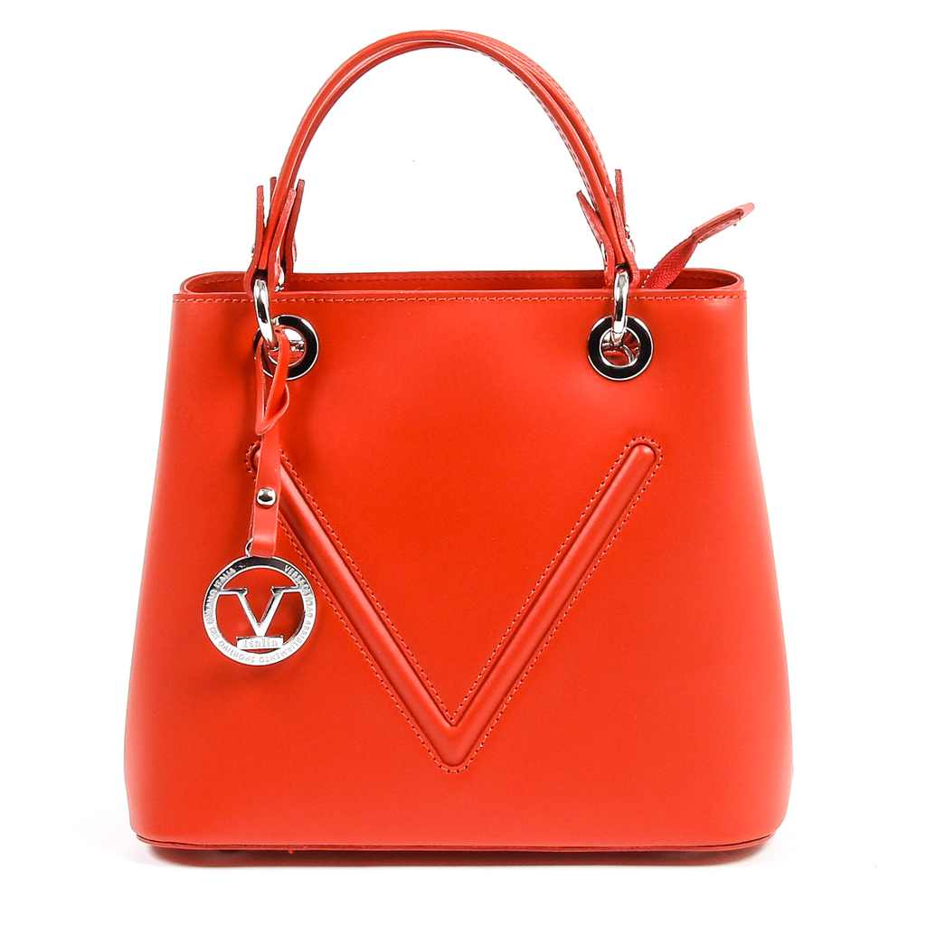 Bolso de mano para mujer V 1969 Italia V004-S RUGA ROSSO