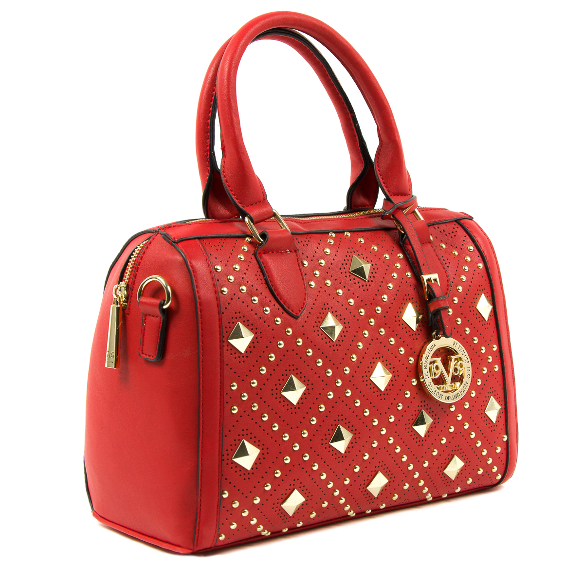 Bolso de mano para mujer V 1969 Italia rojo CLAIRE
