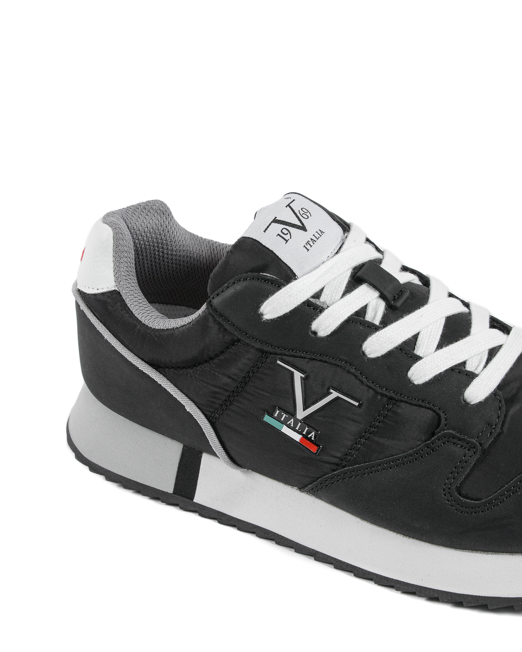 19V69 Italia Zapatillas para hombre negras VI21SC0003 NEGRO NEGRO