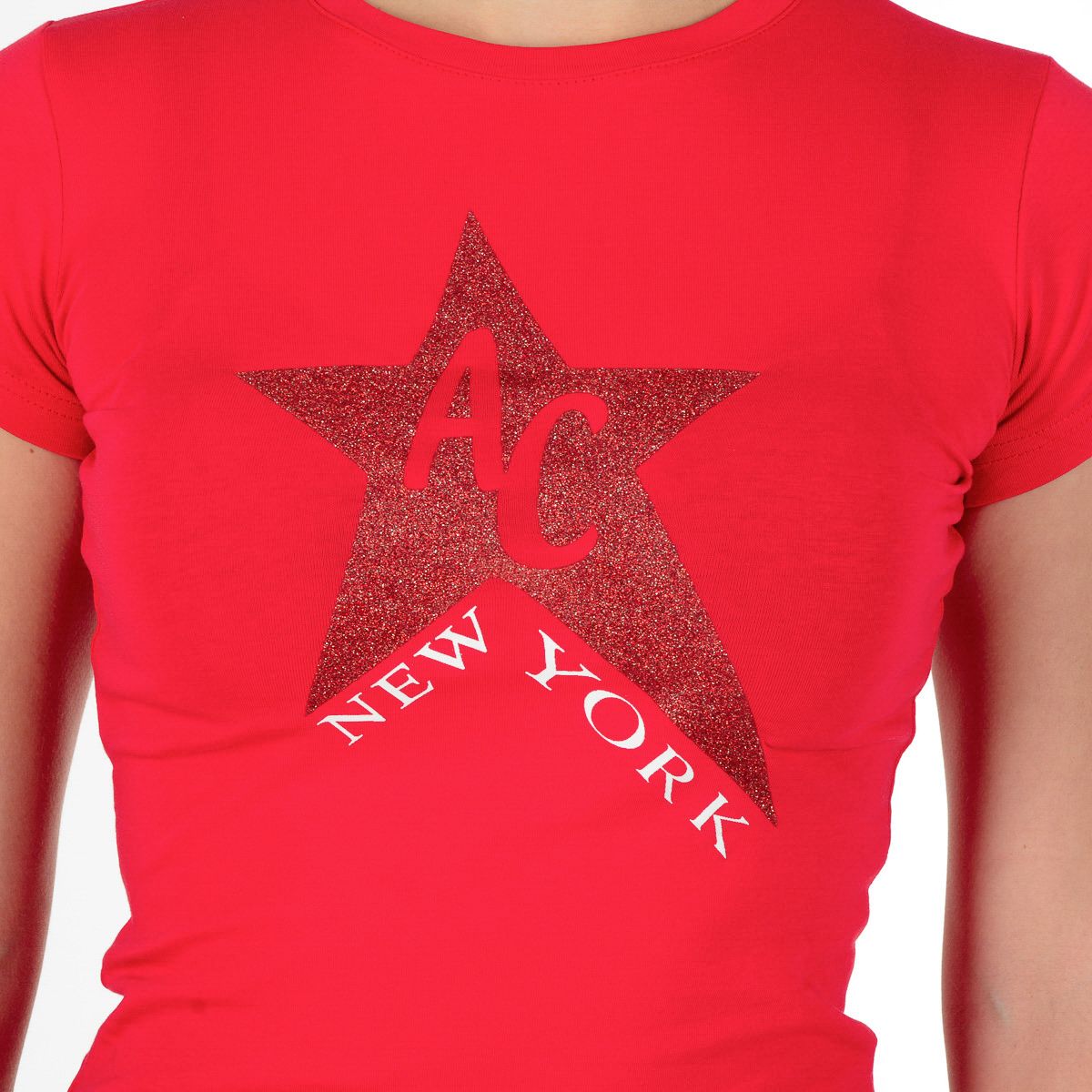 Camiseta para mujer Andrew Charles By Andy Hilfiger TS501 03 1002 TARANA RED S8