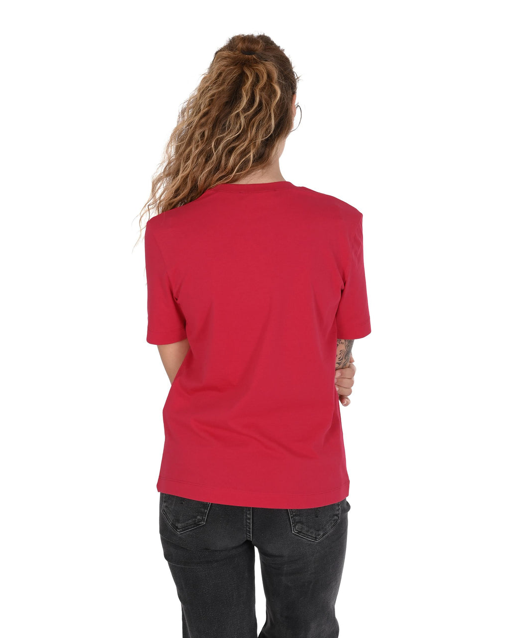 Camiseta de mujer Love Moschino W 4 H06 27 M 3876 P23 ROJO