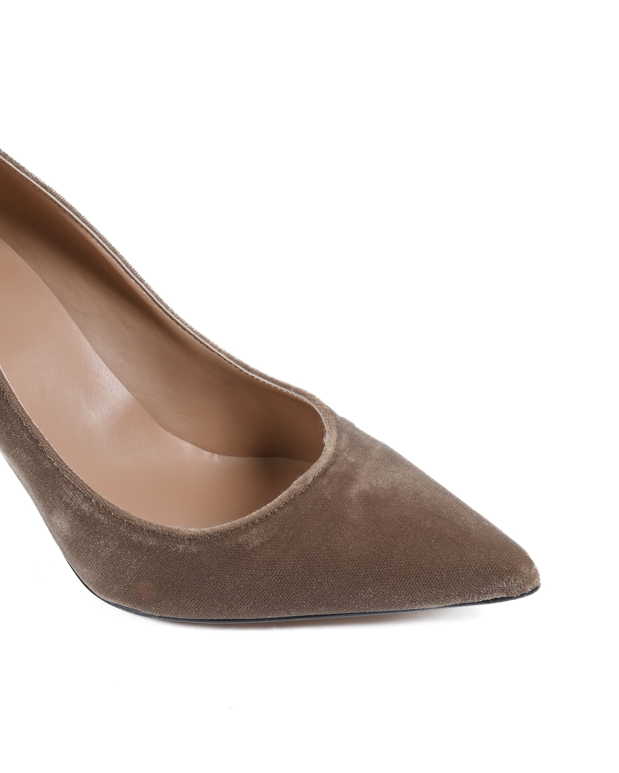 19V69 Italia Zapatos de salón para mujer Taupe DEC85 VELLUTO OCRA