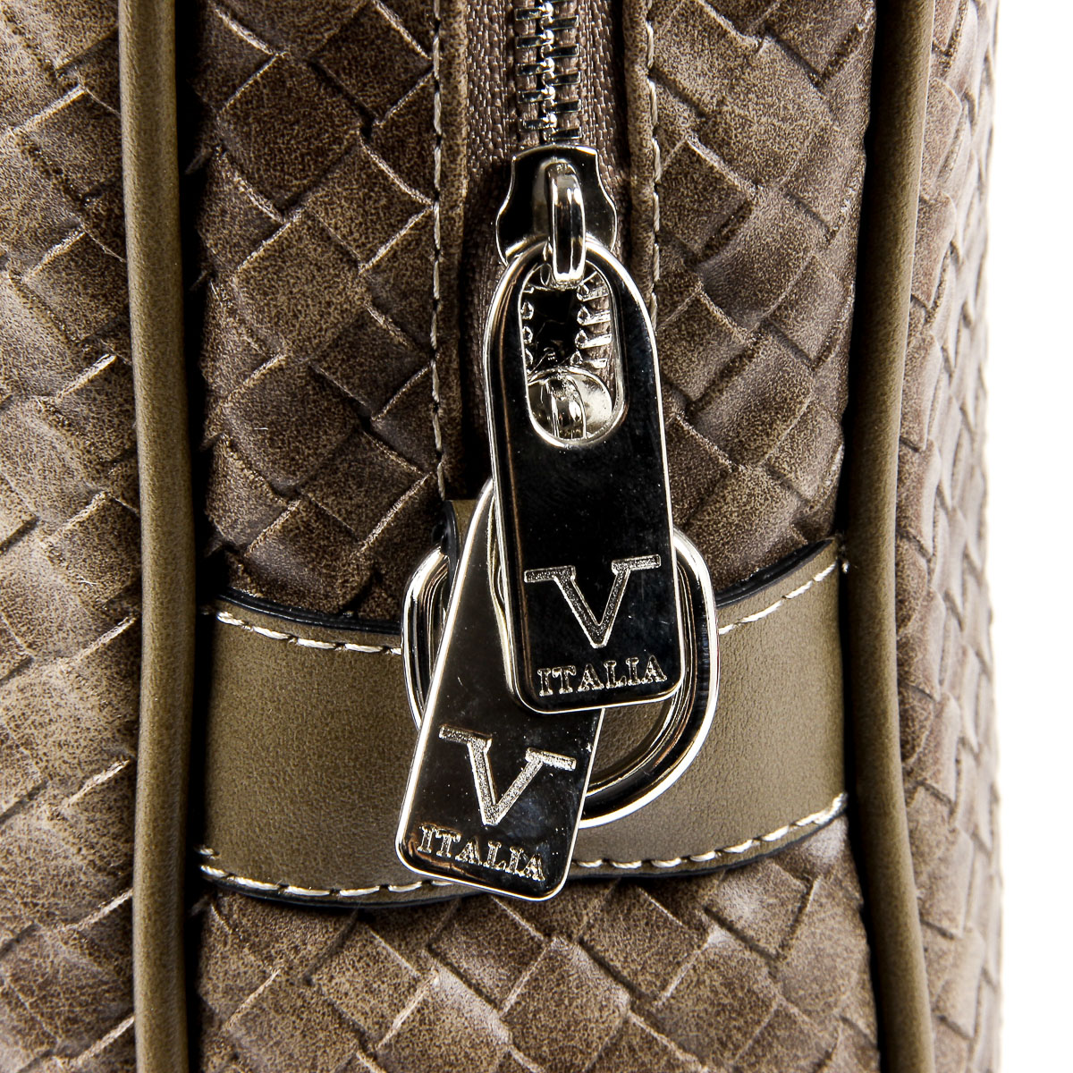 Bolso de mano para hombre V 1969 Italia marrón EVAN