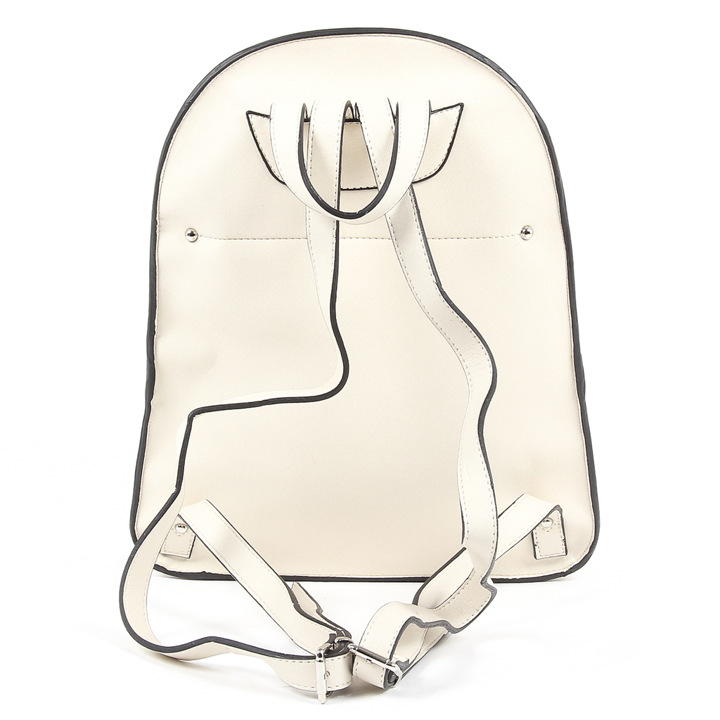 Andrew Charles Womens Backpack Beige NAOMI