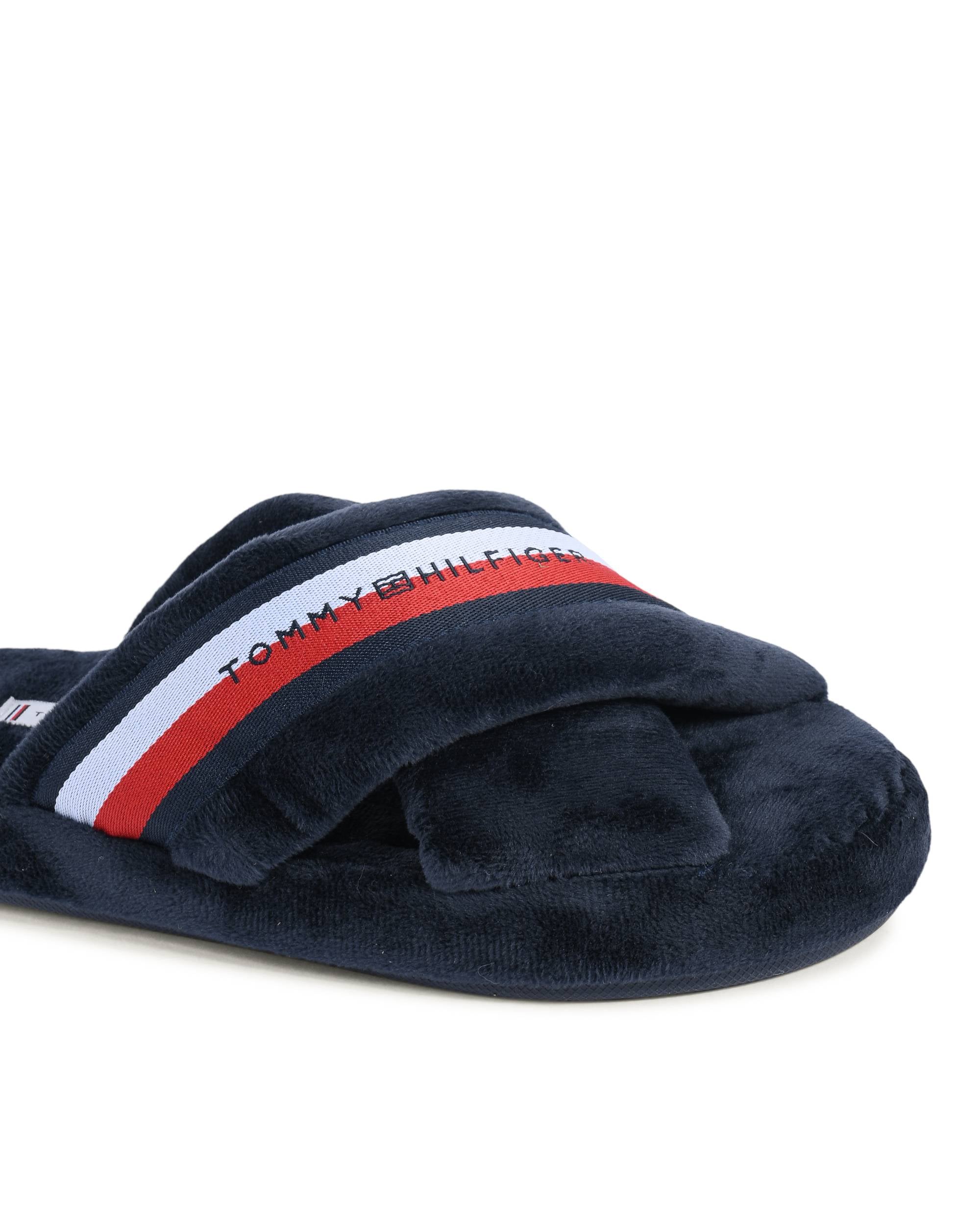 Pantuflas Tommy Hilfiger para mujer, color azul, FW0FW06587DW5