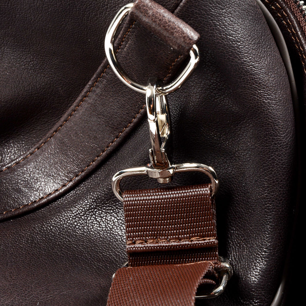 Bolso deportivo para hombre V 1969 Italia marrón BERLINO