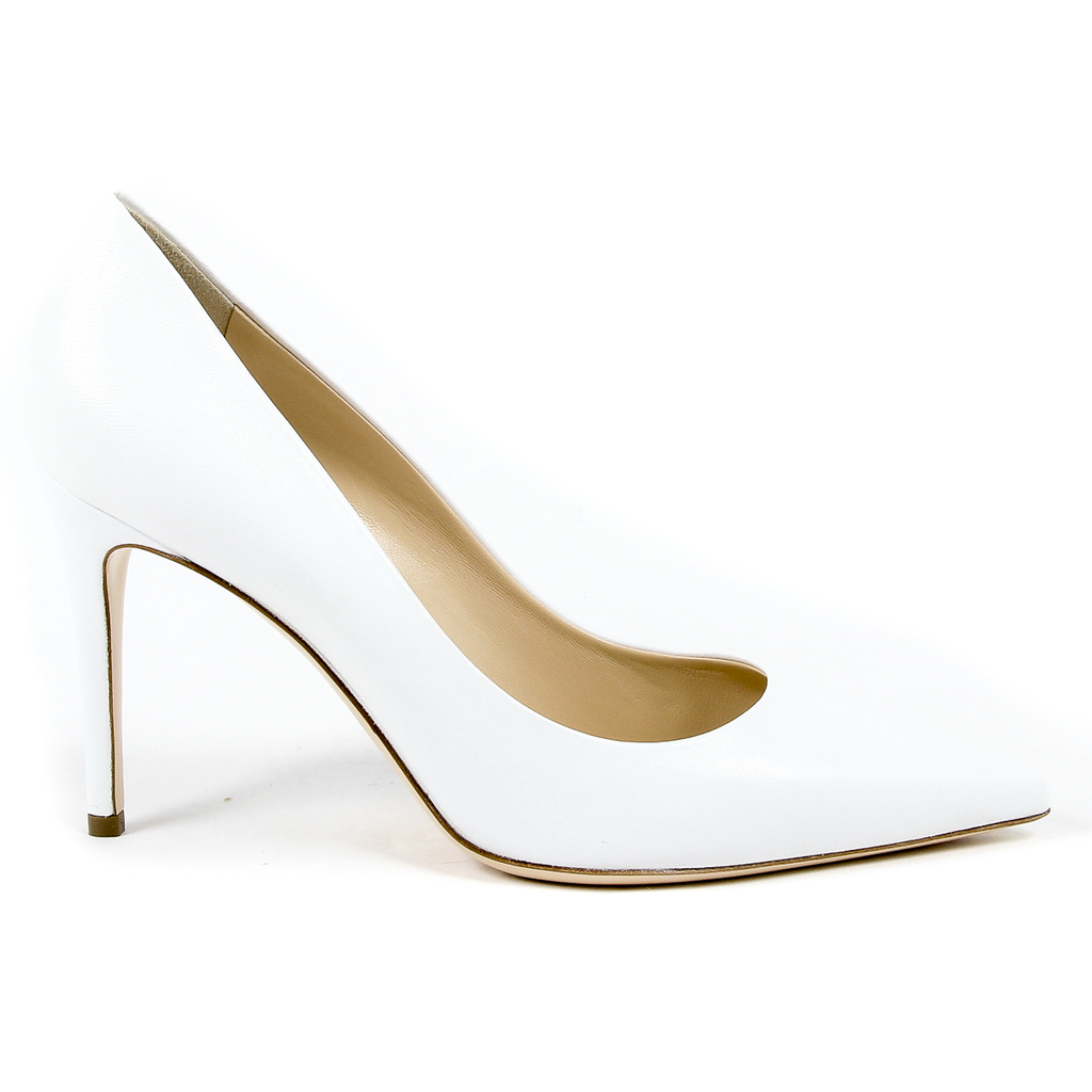 Andrew Charles Womens Pump White MIA