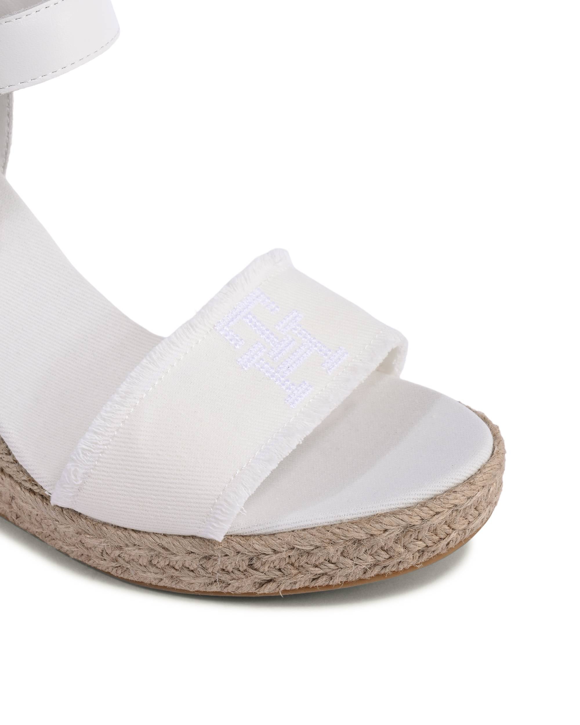 Tommy Hilfiger Womens Sandal White FW0FW07191YBL