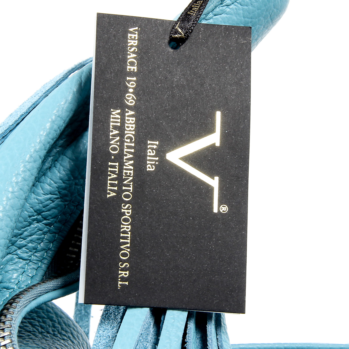 V 1969 Italia Womens Handbag Light Blue OSLO