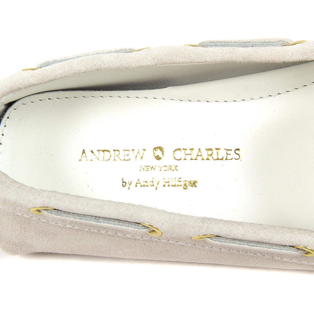 Mocasín Andrew Charles para mujer blanco CAMILLA