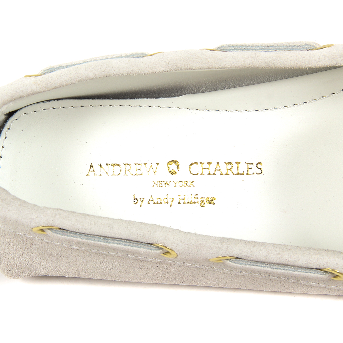Mocasín Andrew Charles para mujer blanco CAMILLA