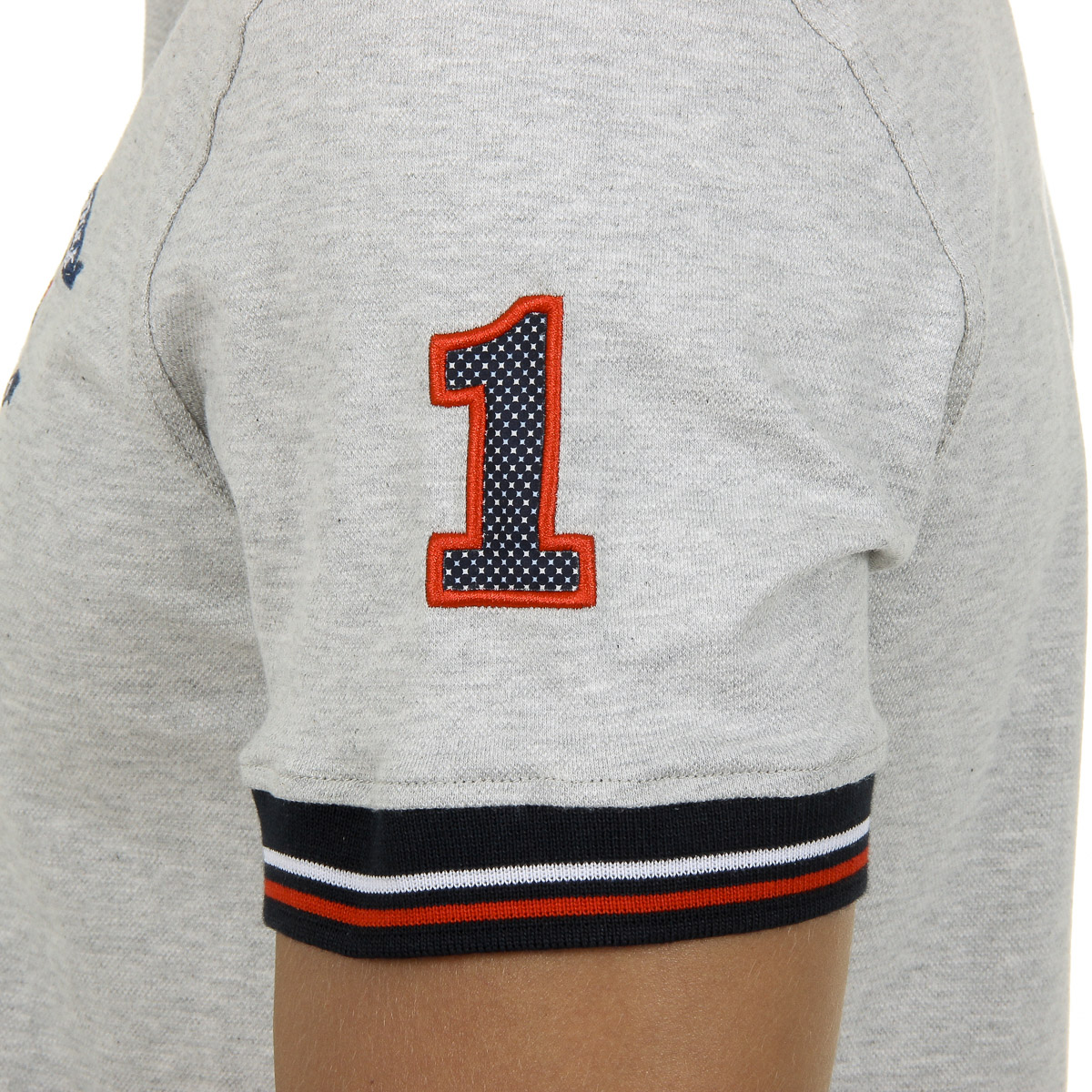 Ufford & Suffolk Polo Club Polo Hombre Manga Corta Gris PAKO