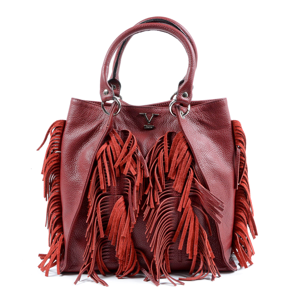 V 1969 Italia Womens Handbag Bordeaux ZURIGO
