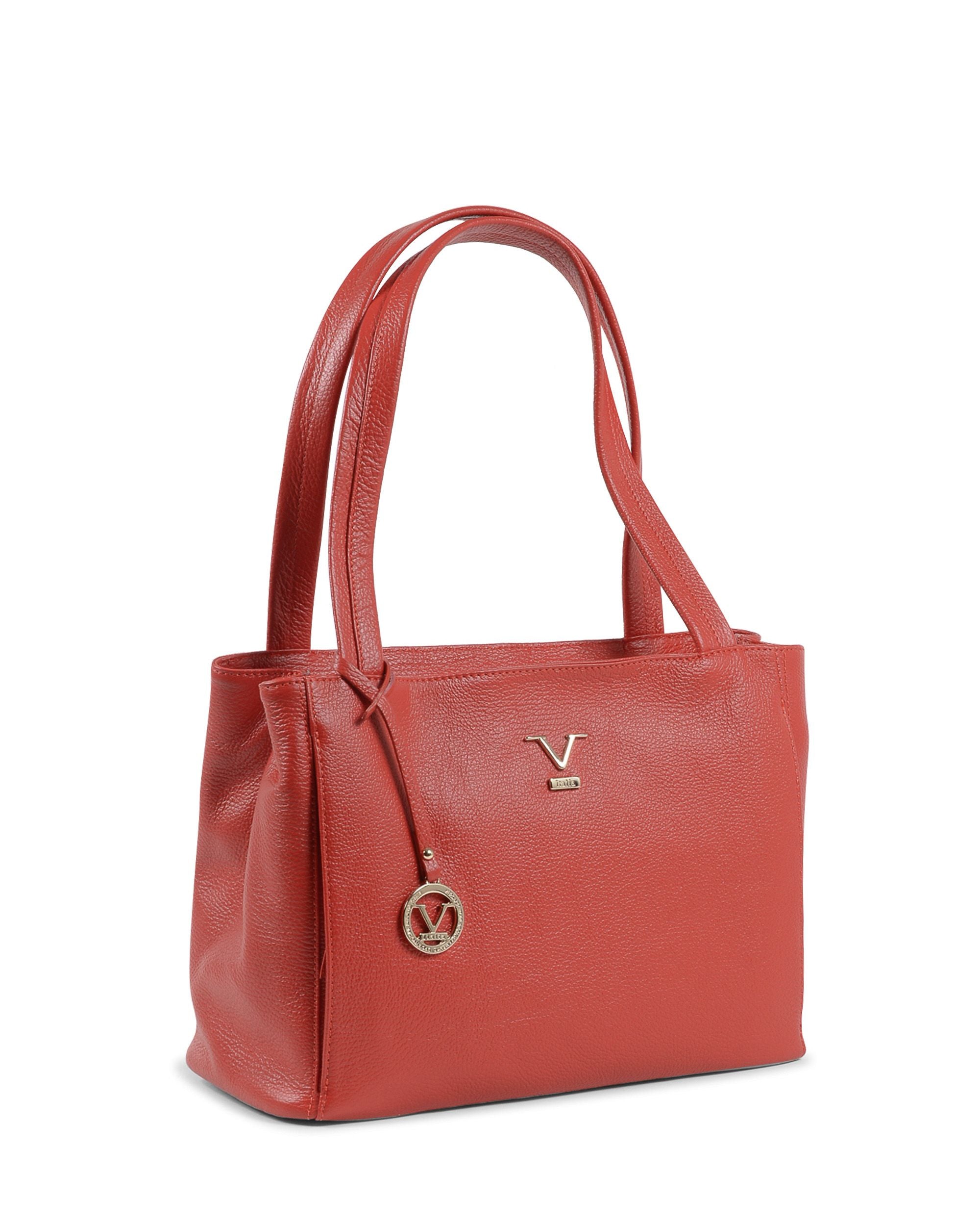 Bolso de mano para mujer V Italia rojo VE0792 ROSSO
