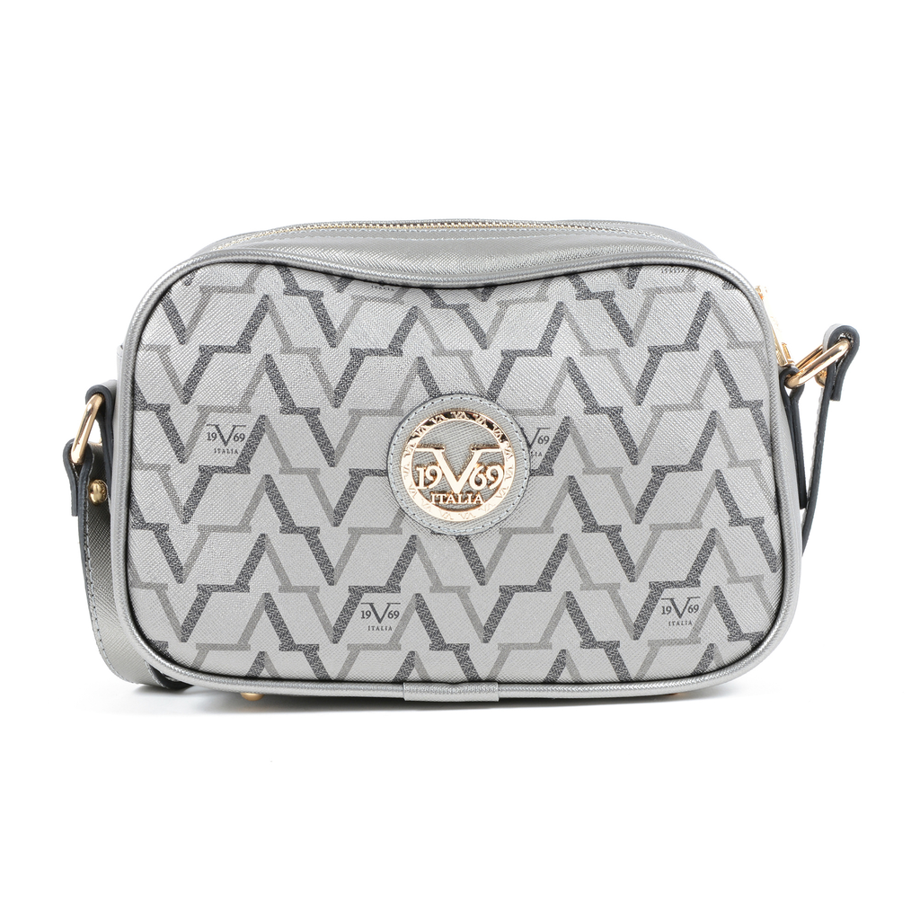 19V69 Italia Womens Handbag Silver 3659 SILVER