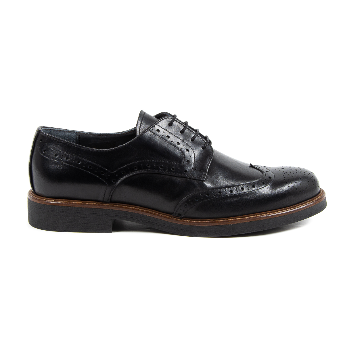 V 1969 Italia - Zapato brogue para hombre, color negro, VINCENT