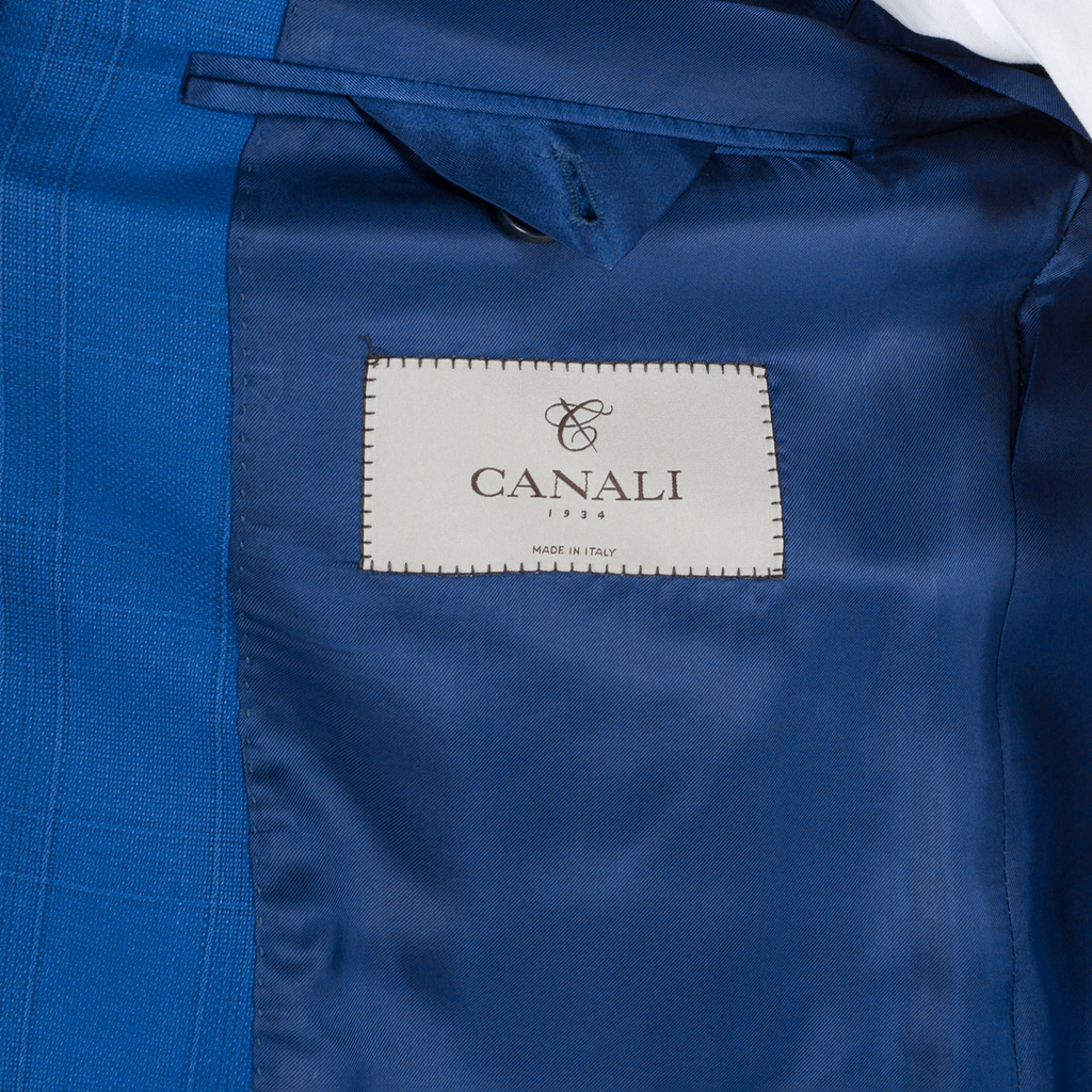 Canali Mens Suit Long Sleeves Blue