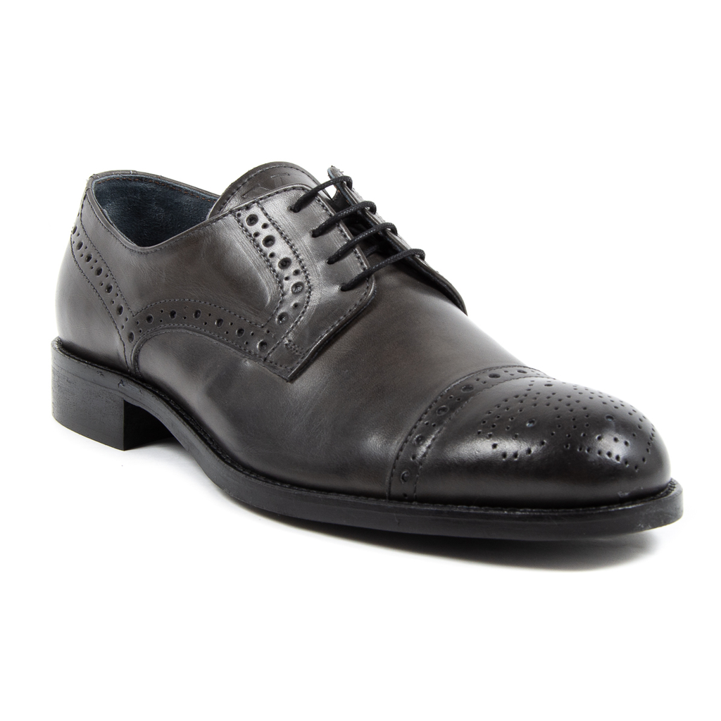 V 1969 Italia - Zapatos brogue para hombre, gris oscuro, LUKE