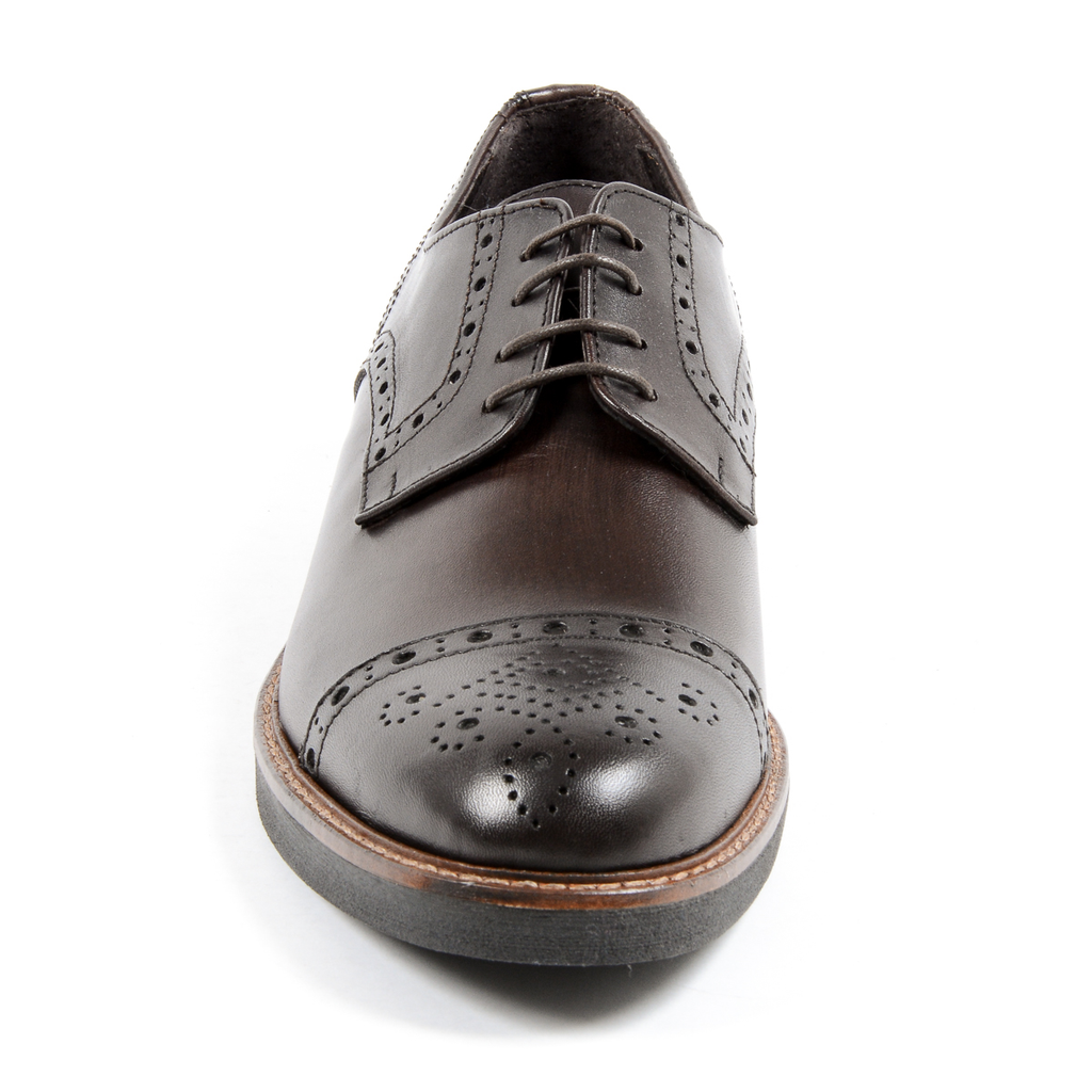 Andrew Charles Mens Brogue Shoe Brown LOU