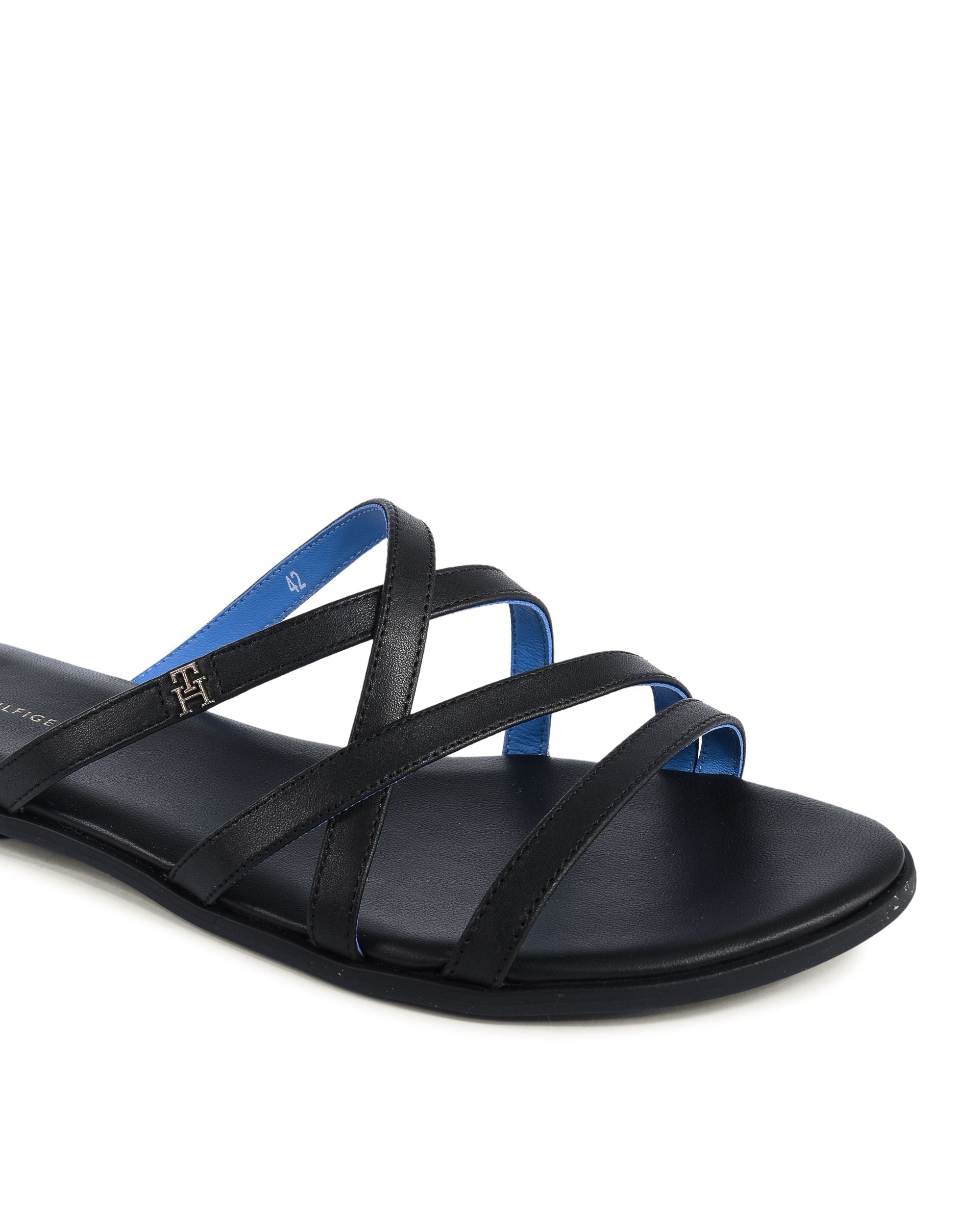 Sandalias Tommy Hilfiger para mujer negras FW0FW08067BDS