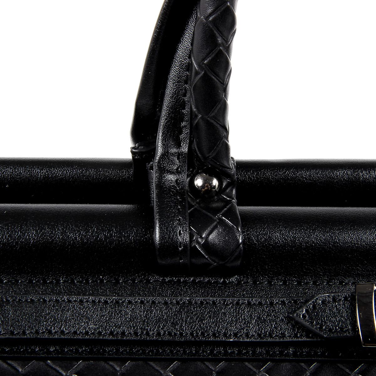 Bolso de mano para hombre V 1969 Italia, color negro, GARY