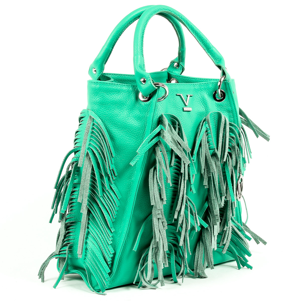 V 1969 Italia Womens Handbag Green ZURIGO