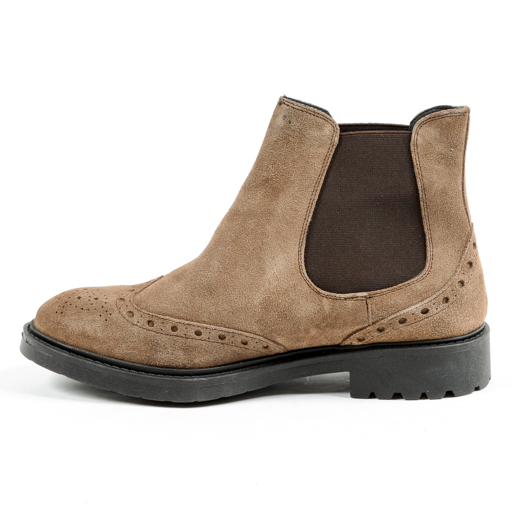 Andrew Charles Mens Ankle Boot Taupe BOB