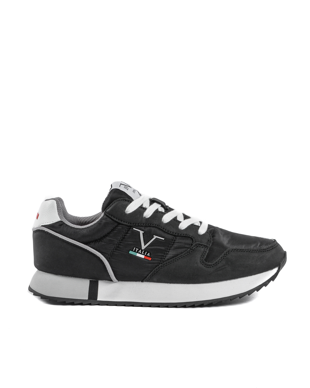 19V69 Italia Zapatillas para hombre negras VI21SC0003 NEGRO NEGRO