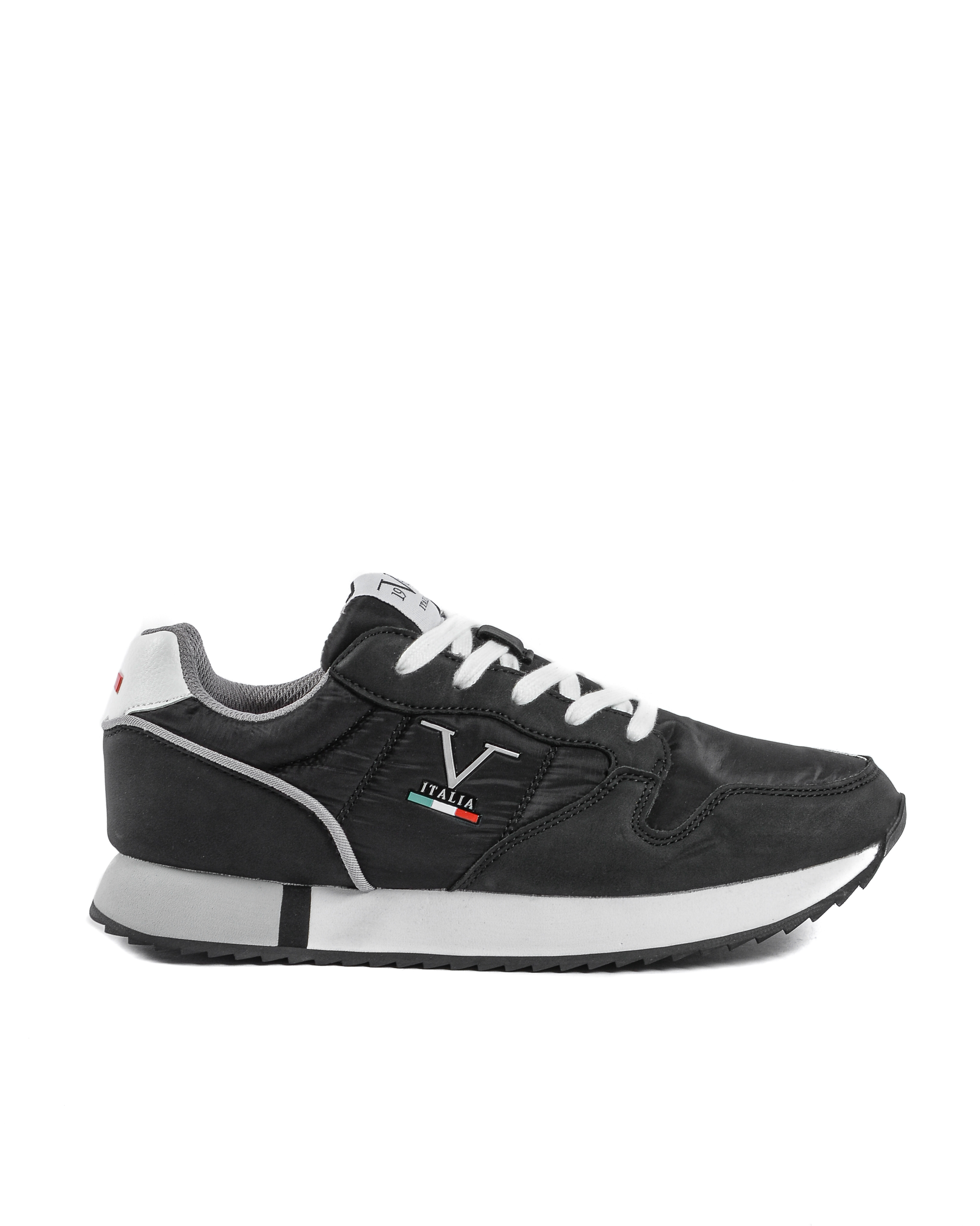 19V69 Italia Zapatillas para hombre negras VI21SC0003 NEGRO NEGRO