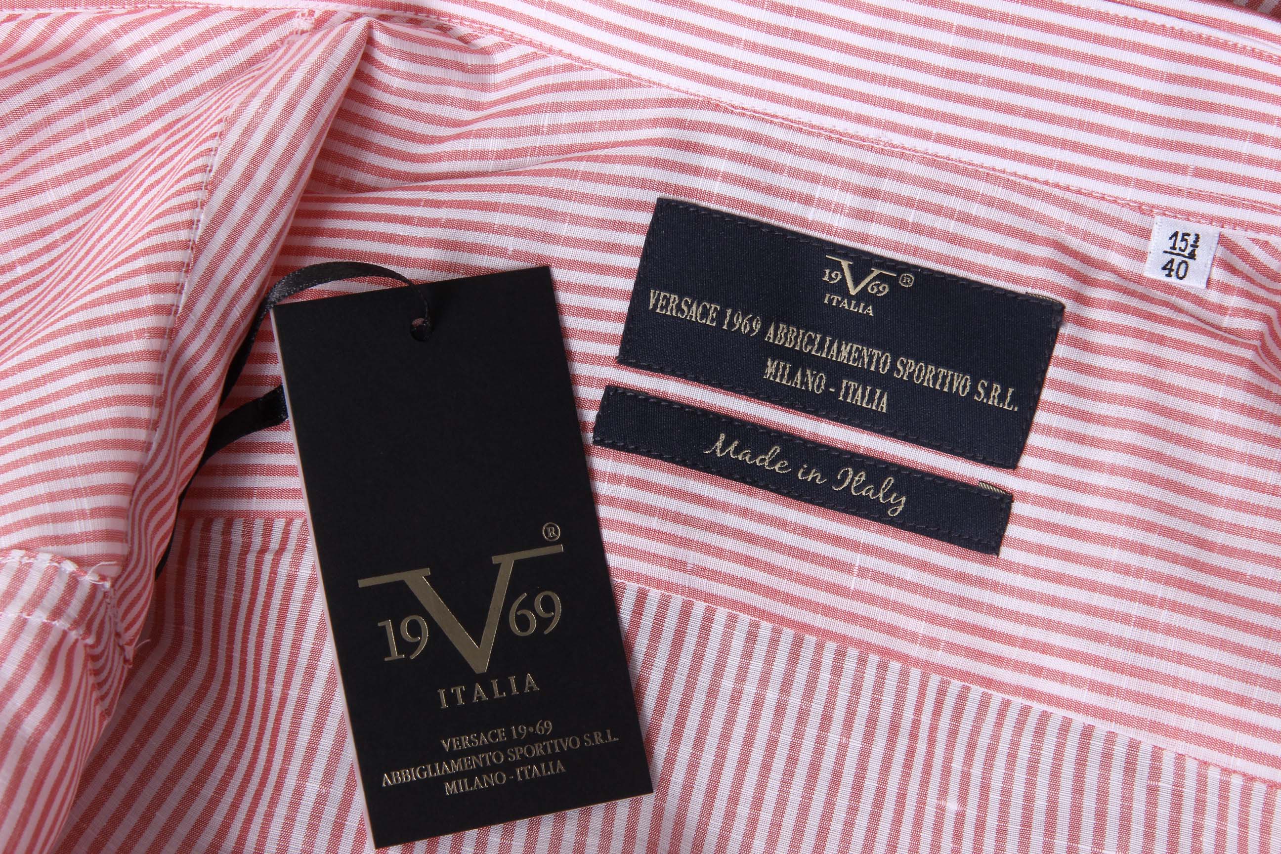 Camisa clásica para hombre V 1969 Italia 307 VAR. 48