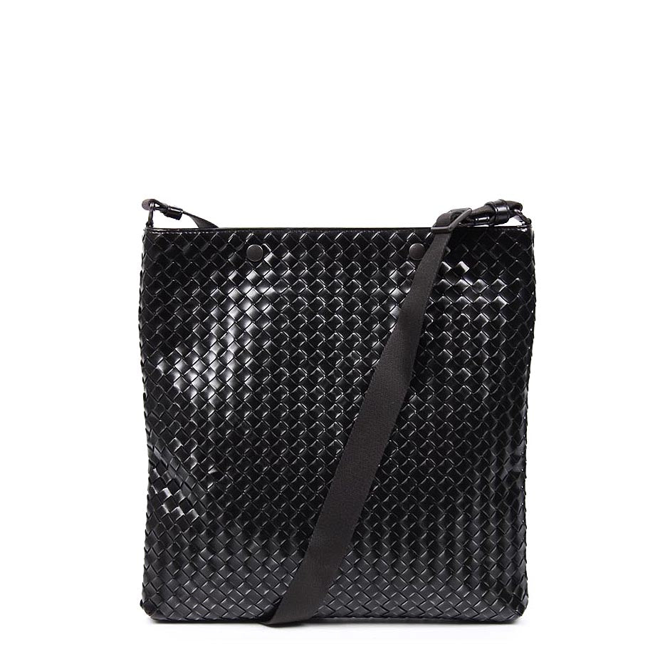 Tracolla Messenger intrecciato Mujer Bottega Veneta Nero 344801 VAGJ1 1261F