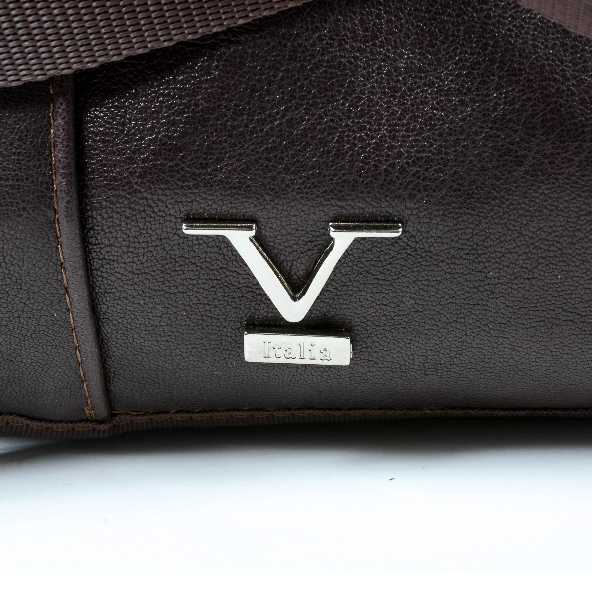 Bolso de hombre V 1969 Italia marrón MOSCA
